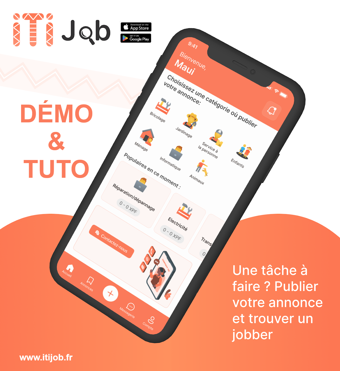 Tuto : comment se servir de l’application !